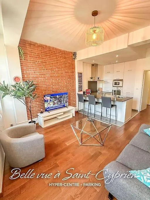 Ferienwohnung Belle Vue A Saint-Cyprien-Parking-Hyper Centre Toulouse
